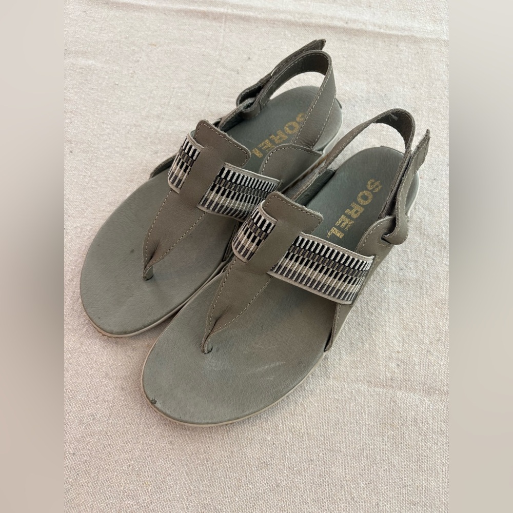 Sorel Ladies Out N’ About Plus Sandal. Women’s Size 8.5 Olive Green